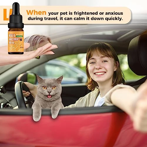 Tuna Flavor Hemp Oil For Cats -Hemp Oil For Dogs And Cats - Helps Pets With Anxiety, Pain, Digestion, Immunity, Hip And Joint Support, And Skin Health - Omega 3, 6, 9, Vitamin B C D 4 Tuna Flavor Hemp Oil For Cats -Hemp Oil For Dogs And Cats - Helps Pets With Anxiety, Pain, Digestion, Immunity, Hip And Joint Support, And Skin Health - Omega 3, 6, 9, Vitamin B C D - Image 3