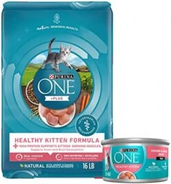 Purina ONE High Protein, Natural Dry Kitten Food, +Plus Healthy Kitten Formula - 16 Lb. Bag 19 Purina ONE High Protein, Natural Dry Kitten Food, +Plus Healthy Kitten Formula - 16 Lb. Bag -Pet Products Shop 51yi5npnIQL. AC
