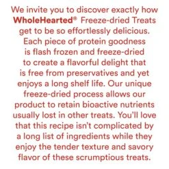 WholeHearted Chicken Breast Freeze-Dried Dog Treats, 3 Oz. -Pet Products Shop 61FVJ4sq6QL