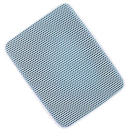 SONGBIRDTH Cat Litter Mat Double-Layer Waterproof Pad Pet Cleaning Supplies For Indoor,Breathable Cotton Blend,Removable Easy To Clean Blue M 3 SONGBIRDTH Cat Litter Mat Double-Layer Waterproof Pad Pet Cleaning Supplies For Indoor,Breathable Cotton Blend,Removable Easy To Clean Blue M