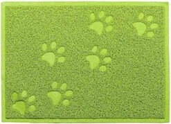 Pet Cat Litter Mat,MUEQU Waterproof Pet Box Mat Food Bowl Mat Cat Litter Trap Mat, Litter Trapper Mat,PVC, 30 X 40 Cm,Easy To Clean (Green) -Pet Products Shop 61NDCERqlrL. AC