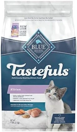 Blue Buffalo Tastefuls Kitten Natural Dry Cat Food, Chicken 7lb Bag -Pet Products Shop 61OecZ4aOL. AC