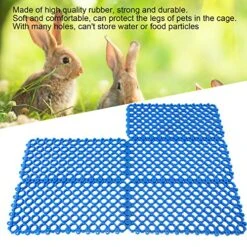 SH-RuiDu 5pcs Thicken Rabbit Cage Mat Floor Rubber Mats Feet Pads For Pet Cats Dogs Hamster 7 SH-RuiDu 5pcs Thicken Rabbit Cage Mat Floor Rubber Mats Feet Pads For Pet Cats Dogs Hamster -Pet Products Shop 61PrL65hHfL