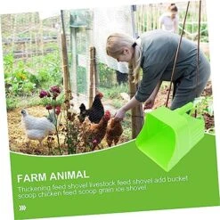 Happyyami Thickened Feed Shovel Pet Feeder Goat Feed Plastic Animals Dog Feeding Spoon Sheep Feed Scoop Cattle Feed Scoop Plastic Rice Shovels Dried Fruit Shovel Multifunctional Shovels Pp -Pet Products Shop 61Sgi1W87LL