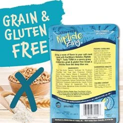 Earthborn Holistic Riptide Zing With Tuna & Gravy Grain-Free Wet Cat Food Pouches, Case Of 24 -Pet Products Shop 61Tq4Bhf9tL