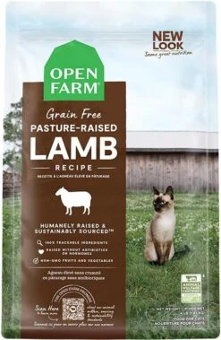 Open Farm Wild-Caught Salmon Grain-Free Dry Cat Food, Responsibly Sourced Pacific Salmon Recipe With Non-GMO Superfoods And No Artificial Flavors Or Preservatives, 2 Lbs -Pet Products Shop 61UHpY179QL. AC