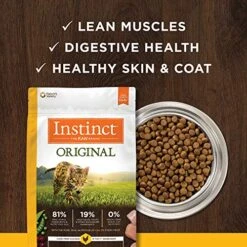 Instinct Original Grain Free Recipe With Real Chicken Natural Dry Cat Food, 5 Lb. Bag -Pet Products Shop 61V6QeTE4kL