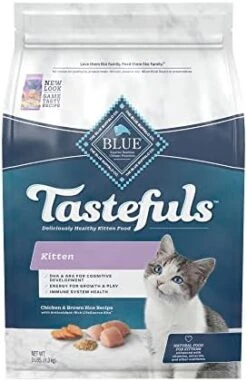 Blue Buffalo Tastefuls Kitten Natural Dry Cat Food, Chicken 7lb Bag -Pet Products Shop 61VWcMfKG1L. AC
