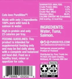 PureBites Wet Mixers | Tuna & Salmon | Only 3 Ingredients | 12-Pack (Packaging May Vary) -Pet Products Shop 61VkLThcInL