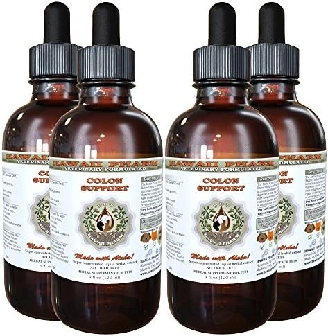 HawaiiPharm Colon Support, Veterinary Natural Alcohol-Free Liquid Extract, Pet Herbal Supplement 2x2 Oz 10 HawaiiPharm Colon Support, Veterinary Natural Alcohol-Free Liquid Extract, Pet Herbal Supplement 2x2 Oz - Image 8