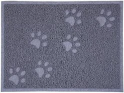 Pet Cat Litter Mat,MUEQU Waterproof Pet Box Mat Food Bowl Mat Cat Litter Trap Mat, Litter Trapper Mat,PVC, 30 X 40 Cm,Easy To Clean (Green) -Pet Products Shop 61ot43KM2 L. AC