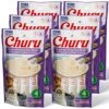 INABA Churu Cat Treats, Grain-Free, Lickable, Squeezable Creamy Purée Cat Treat/Topper With Vitamin E & Taurine, 0.5 Ounces Each Tube, 24 Tubes (4 Per Pack), Chicken With Shrimp Recipe -Pet Products Shop 61qXiwxagTL