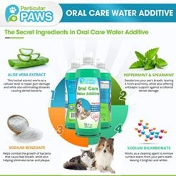 Particular Paws Fresh Breath Water Additive For Dogs And Cats - For Clean Teeth, Healthy Gums And Oral Care - 16oz 12 Particular Paws Fresh Breath Water Additive For Dogs And Cats - For Clean Teeth, Healthy Gums And Oral Care - 16oz -Pet Products Shop 61vlwpoNHaL